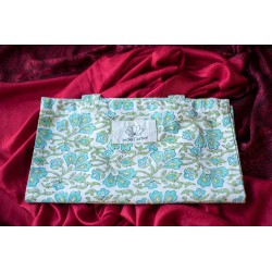 Blue and Green Tote Bag