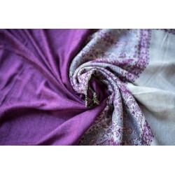 Purple and nude scarf