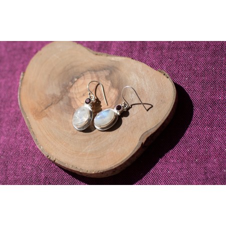 Earring Moonstone