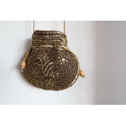 Fancy sling bag with pearls...