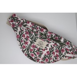 Fanny pack pink flowers