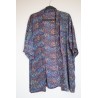 Kimono court paisley bleu