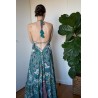 copy of Green backless dress