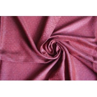 Foulard reversible rouge et crème