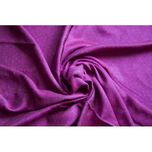 Foulard reversible violet et crème