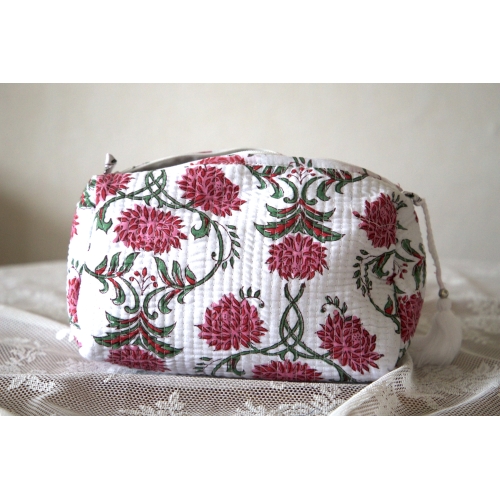 copy of Red Cosmetic pouch indian style