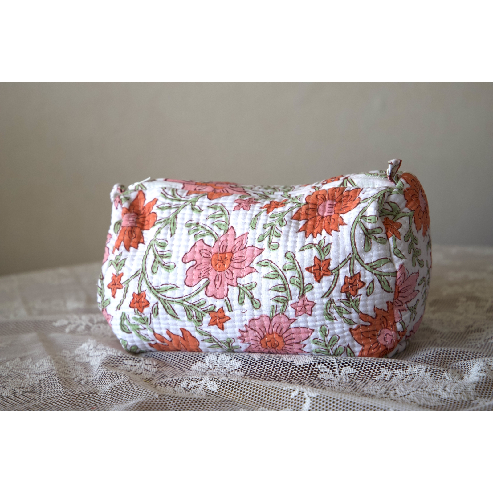 copy of Red Cosmetic pouch indian style