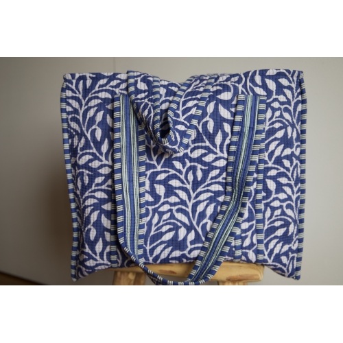 Maxi tote bag indigo