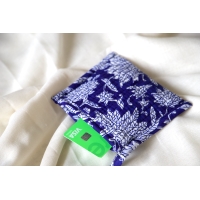 Blue Quilted coin pouch