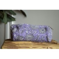 Purple pencil pouch