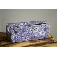 Purple pencil pouch
