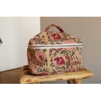 Trousse de toilette type vanity beige