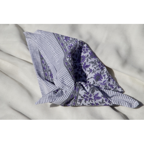 Mini foulard carré coton...